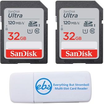  일본 샌디스크 sd카드 SanDisk 32GB SDHC SD Ultra Memory Card Two Pack Works with Canon EOS