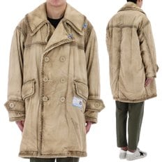 국내배송 23FW 미하라야스히로 패드 남성 퍼 코트 A11CT042 BEIGE