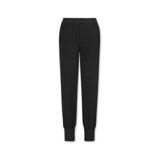 Women Twill Jogger Pants_WWPNW24803BKX