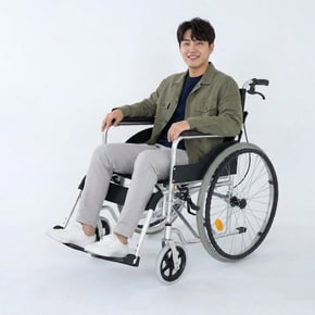 알루미늄 휠체어 발판분리형 A1-1 대여 전국 1개월 임대 렌탈 경량 수동