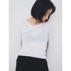 [1st REORDER] LONG SLEEVE T-SHIRT [WHITE]