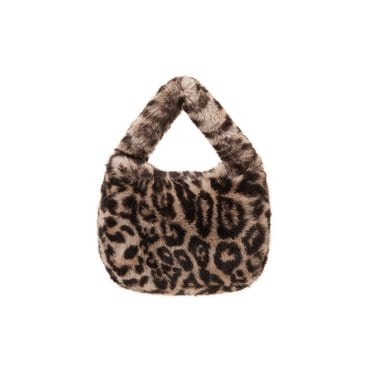 몰리올리 KEETY RABBIT fur mini bag [leopard]