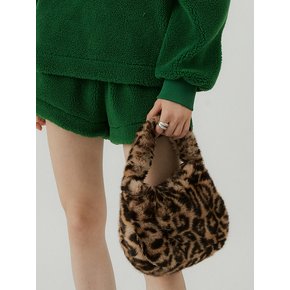 KEETY RABBIT fur mini bag [leopard]