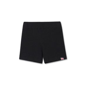 UNION JACK RIBBED SHORTS BLACK (long ver.)