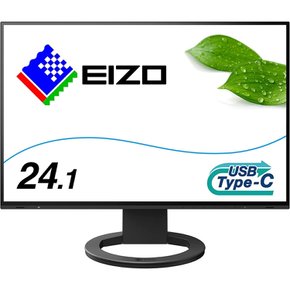 EIZO FlexScan EV2485-BK (24.1형1920×1200프레임리스 모니터안티글레어 IPS피로 눈 경감블랙)