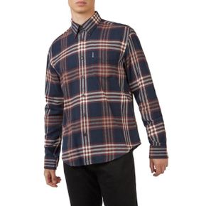 4273163 Ben Sherman Plaid Cotton Blend Button-Down Shirt