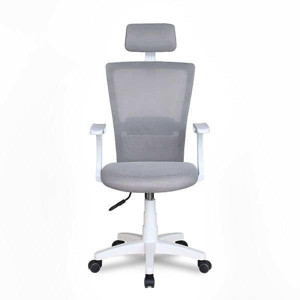 보루네오 플레인 메쉬 화이트 사무용 학생용 컴퓨터 책상 의자 ch101