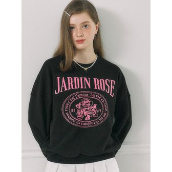 아워호프 Jardin Rose Sweatshirt - Black