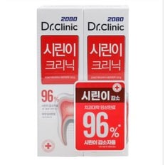 애경 2080 닥터크리닉 시린이치약 120g*2