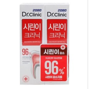 애경 2080 닥터크리닉 시린이치약 120g*2