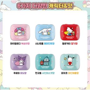 산리오 캐릭터즈 민트 캔디 ( 마이멜로디ㅣ복숭아향 ) 6개 / 무설탕 맛있는 상쾌한 피치 향  15g