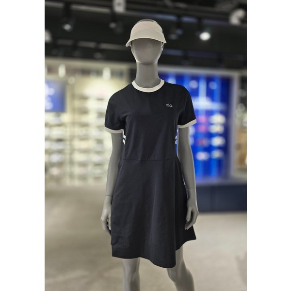 [파주점] 여성 링거 반팔원피스 (FS2OPH2253F-BLK)