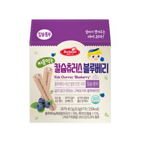 처음먹는 칼슘 츄러스 - 블루베리 5개