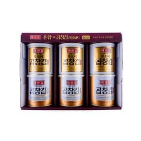 [쓱배송][대천김] 곱창캔김 혼합 6캔 세트