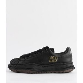 메종 미하라 야스히로 블레이키 OG솔 레더 로우탑 스 A06FW702 BLK/BLK