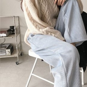 (밍크안감) 로아 밴딩 밍크 팬츠
