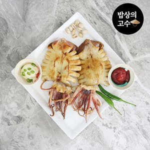  밥상의고수 포항 구룡포 반건조 오징어 피데기 10미 1.5kg 덜마른