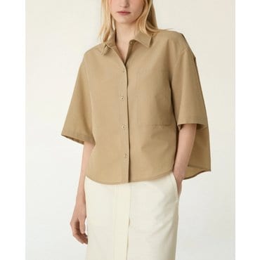 DKNY (시즌오프30%)캐주얼 하프 슬리브 셔츠 (DW2F3WBL323L)