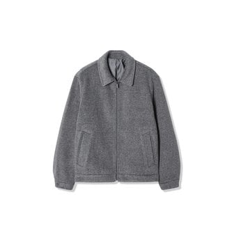 애드호크 남성 폴리 브러쉬 베이직 집업 블루종 (CH-GREY) (HBAUJ40)