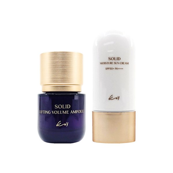 [최신상] KOY 코이 고현정 솔리드 리프팅 볼륨 단백질 앰플 35ml+선크림 30ml