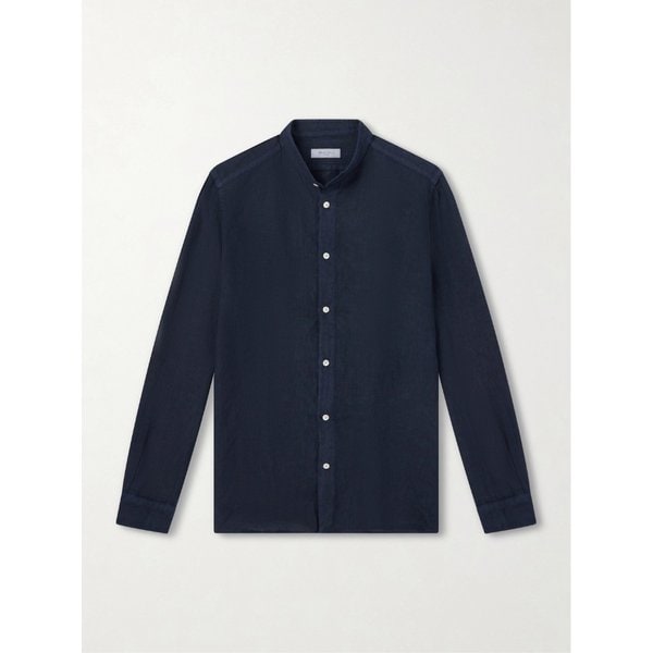 그랜드드 칼라 리넨 셔츠 46376663163084343