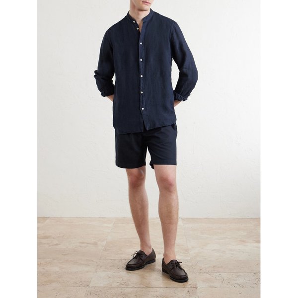 그랜드드 칼라 리넨 셔츠 46376663163084343