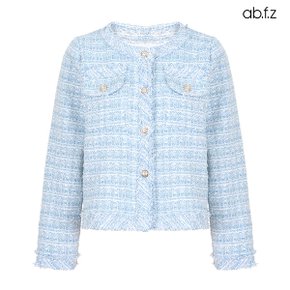 [ab.f.z/신상] 파스텔 패턴 디테일 트위드 자켓 (AFZ5MJ32A)