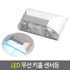 무선 Keyhole LED 센서등 / 직부등 벽부등 현관등 벽등 베란다등 복도등 전등 계단 동작감지 센서감지 건전지 [건전지증정]