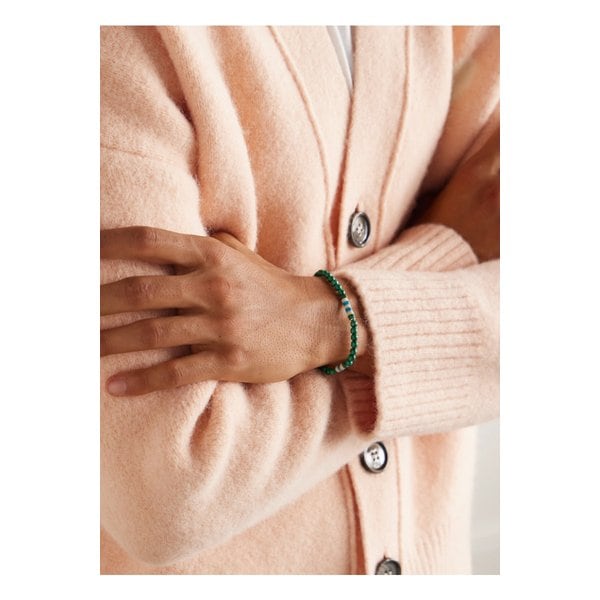 미키아 스털링 실버 말라카이트 브레이슬릿 그린 46376663162912527