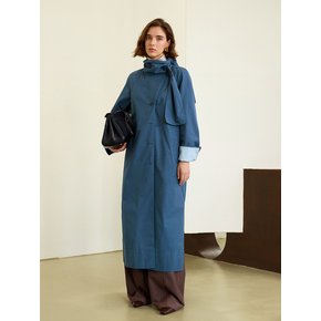 YY_Loose cotton trench coat