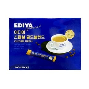 이디야 스페셜 골드블렌드 리치크레마 커피믹스 400T x 1Box~