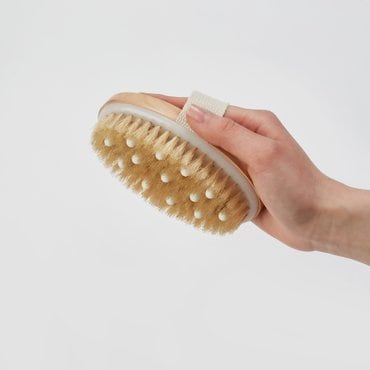 JAJU 내추럴 우드 핸드마사지 브러쉬_단단한모