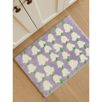 소소모소 더 가든 도톰한 자가드 발매트 - 은방울꽃