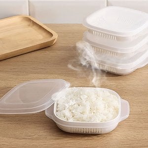 신세계라이브쇼핑 [숨결]전자렌지용 1인용 냉동밥 밀폐 소분 보관용기