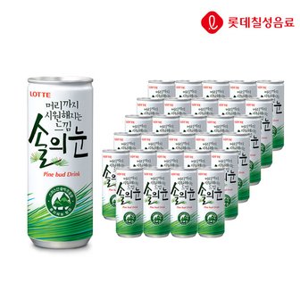  롯데 솔의눈 240ml x 30개입 / 캔음료