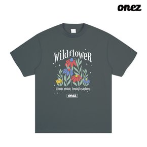 원즈 OZ 반팔티 WILDFLOWER (OZ242) 차콜