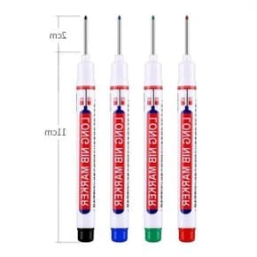 롱팁 마커펜 유성 목공 마커 긴머리 블랙 타일 매직