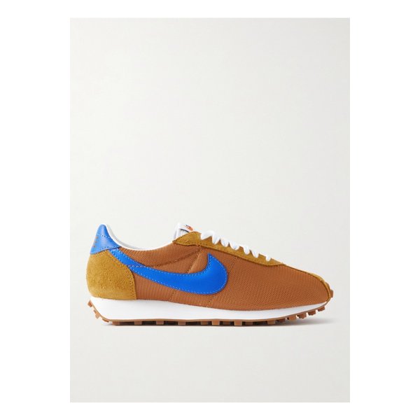 Ld-1000 가죽 스웨이드 트리밍 메시 스니커즈 탠 브라운 46376663162863075