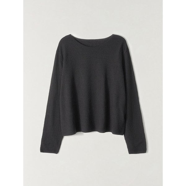 [리퍼브] 메리노울 루즈핏 풀오버 CHARCOAL