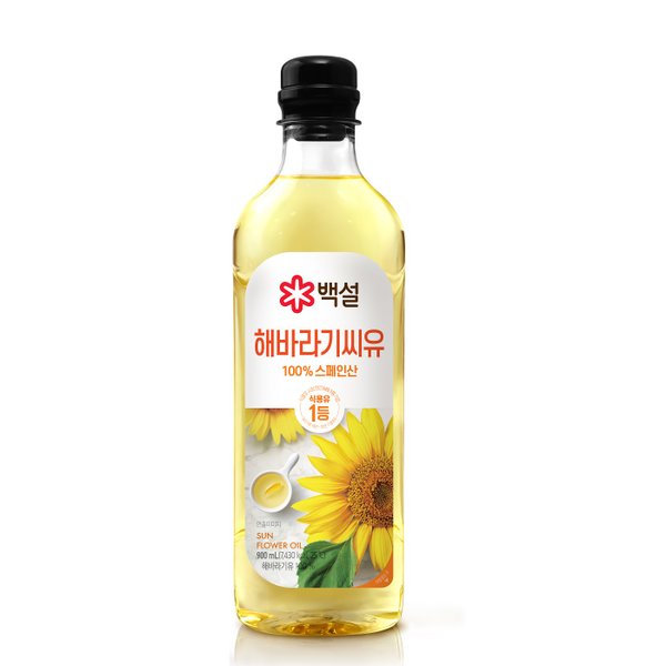 백설 해바라기유900ml