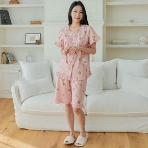 /알콩단잠 여성잠옷 여름 파자마 홈웨어 곰돌이 순면 실내복