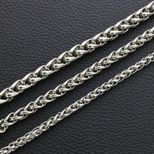 써지컬스틸 용골체인 남녀공용 팔찌(6mm) (WFHN6N5)