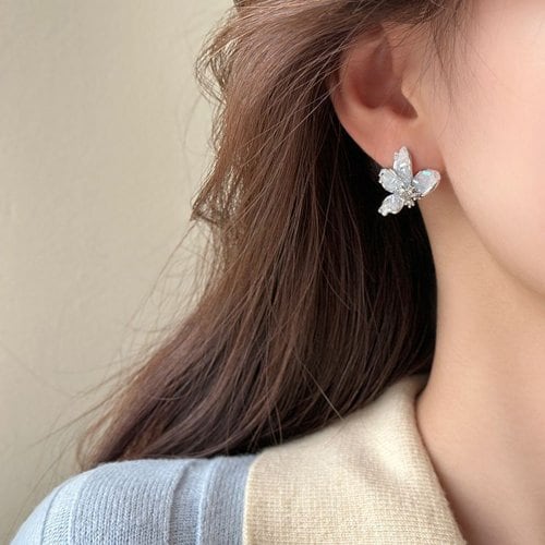 에비뉴다이아몬드] 샤를 14K 고품질 천연 아코야 해수 원터치