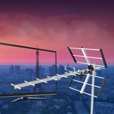 오너클랜 안테나 디지털 TV 수신기 실외용 선 미동봉 미조립 안테나케이블 샤크안테나