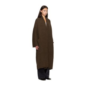 카키 롱 숄 가디건 AW26C1123Y102 Olive O01