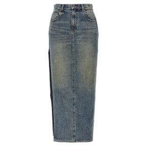 [알13] Womens Skirt R13WD102D213ABARTERINDIGO Blue