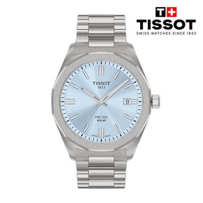 PRC 100 솔라 아이스 블루 39mm T151.422.11.351.00