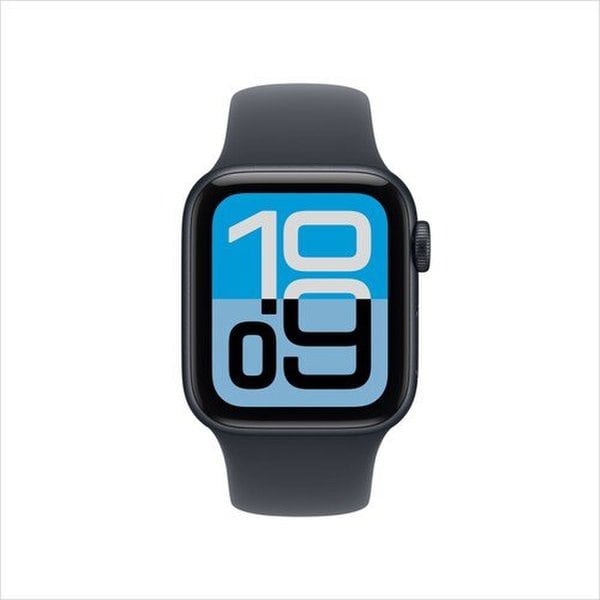 (1차) 애플워치 SE 3 GPS 44mm 미드나이트 알루미늄, 미드나이트 스포츠 밴드 (ML) MEHQ4KH/A