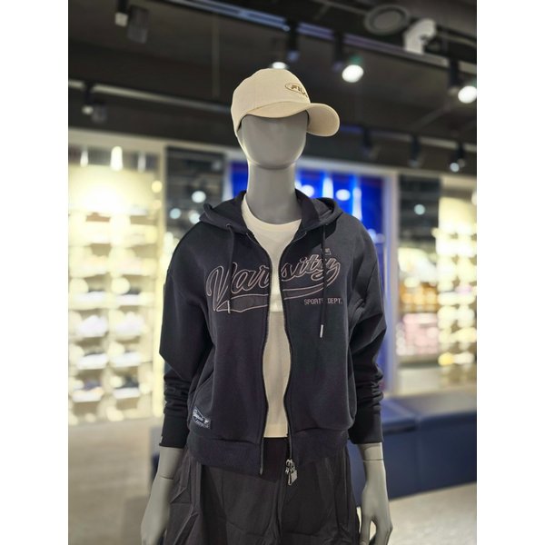 [파주점] 바시티 그래픽 후드집업(남여핏별도) (FS2FTH1102U-BLK)