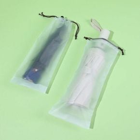 우산 우양산 양산 장마철 반투명 방수 단우산 끈 조절 파우치 B15